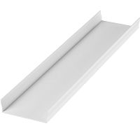 Фронтальная крышка SW-G для трека SY-601201-WH 300мм Белая картинка 